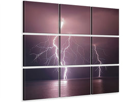 9-piece-canvas-print-thunderbolt-over-the-sea