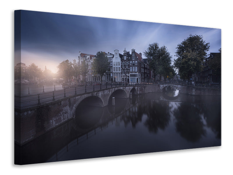 canvas-print-amsterdam-morning-ii