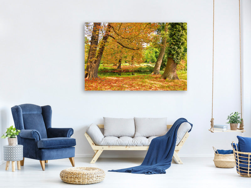 canvas-print-in-the-middle-of-autumn-trees