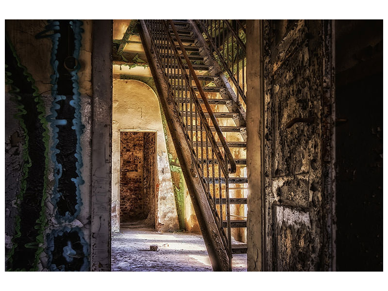 canvas-print-old-stairs