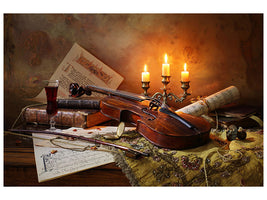 canvas-print-still-life-with-violin-and-candles