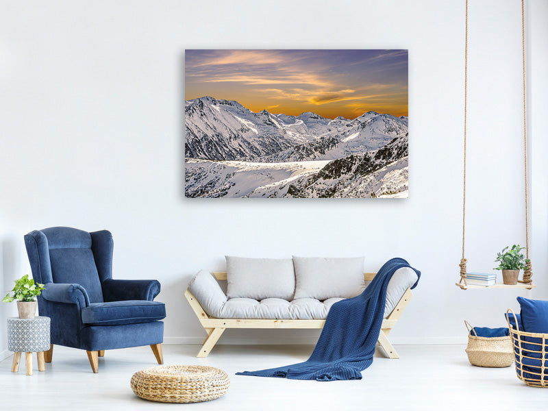 canvas-print-sunset-in-the-mountains