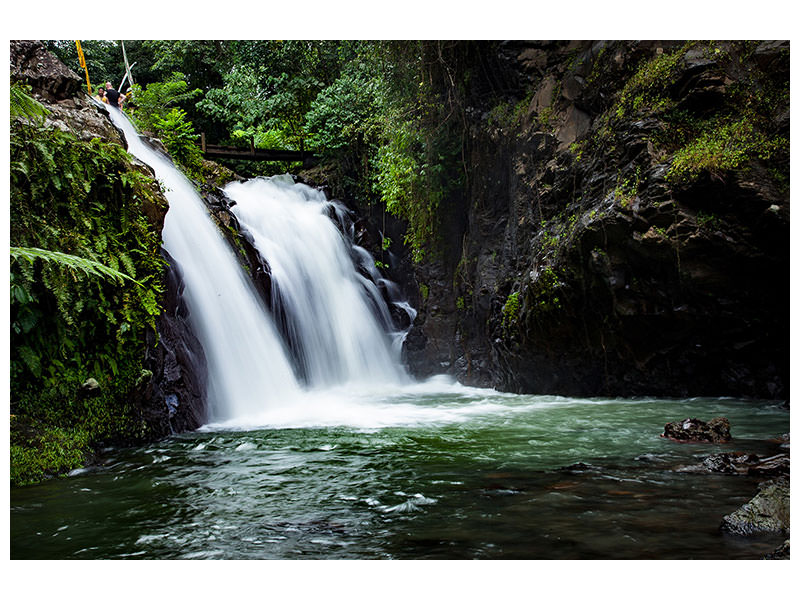 canvas-print-waterfall-in-the-evening-light