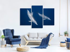 modern-3-piece-canvas-print-bottlenose-dolphins