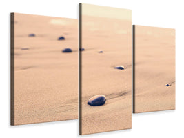 modern-3-piece-canvas-print-pebbles-in-the-sand