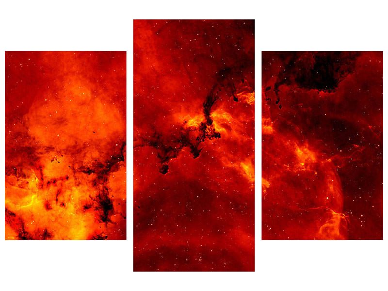 modern-3-piece-canvas-print-red-starry-sky