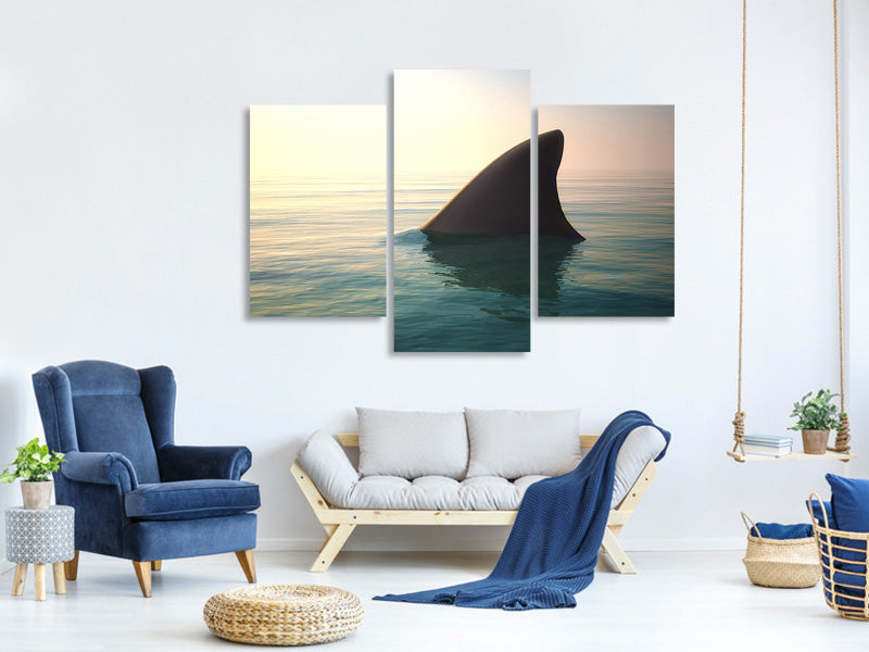 modern-3-piece-canvas-print-shark-fin