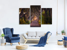 modern-3-piece-canvas-print-the-glowing-hedges