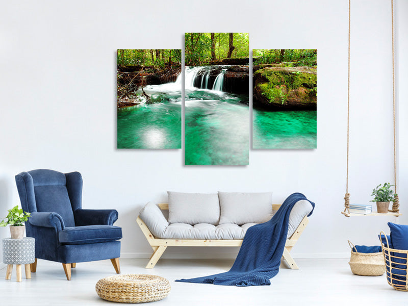 modern-3-piece-canvas-print-the-river-at-waterfall