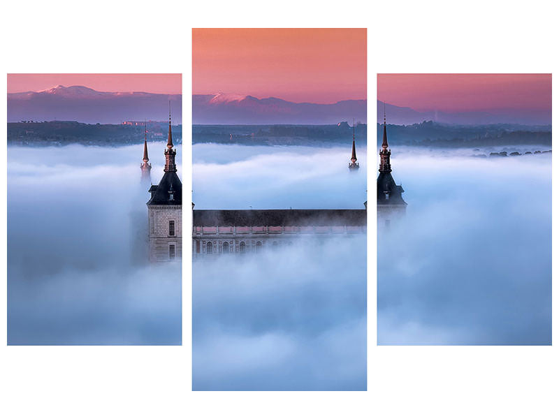 modern-3-piece-canvas-print-toledo-city-foggy-sunset