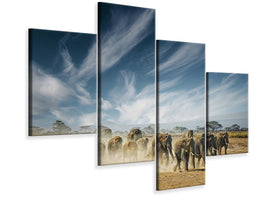 modern-4-piece-canvas-print-a-very-long-thinking