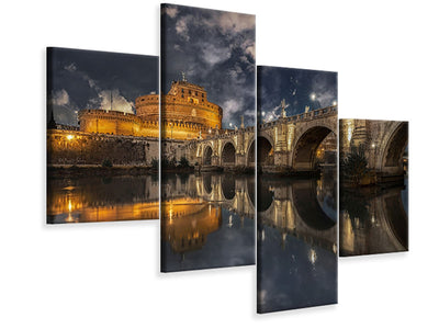 modern-4-piece-canvas-print-arches-and-clouds