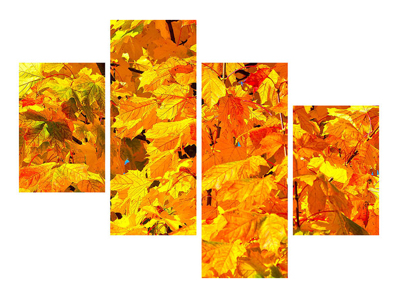 modern-4-piece-canvas-print-autumn-leaves-ii
