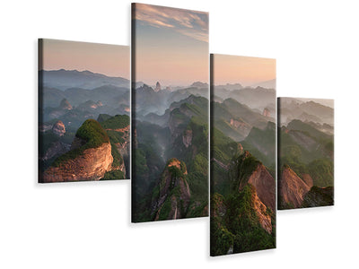 modern-4-piece-canvas-print-bajiaozhai-park