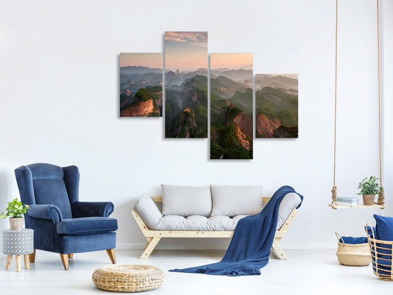 modern-4-piece-canvas-print-bajiaozhai-park