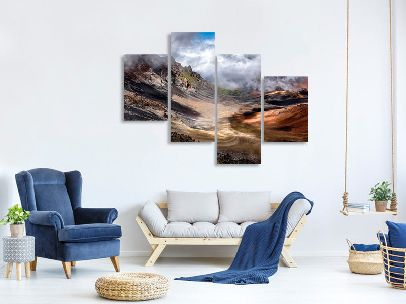 modern-4-piece-canvas-print-craters-edge