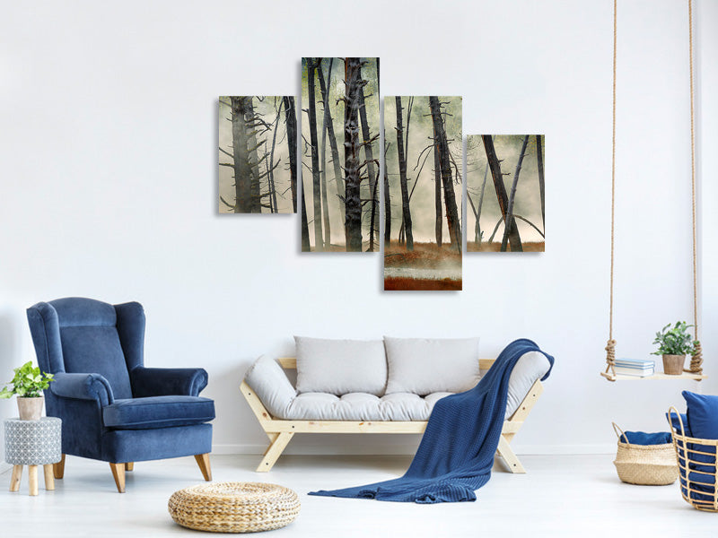 modern-4-piece-canvas-print-dead-wood