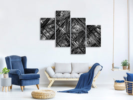 modern-4-piece-canvas-print-factory-staircase
