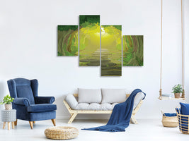 modern-4-piece-canvas-print-fairy-tales-forest