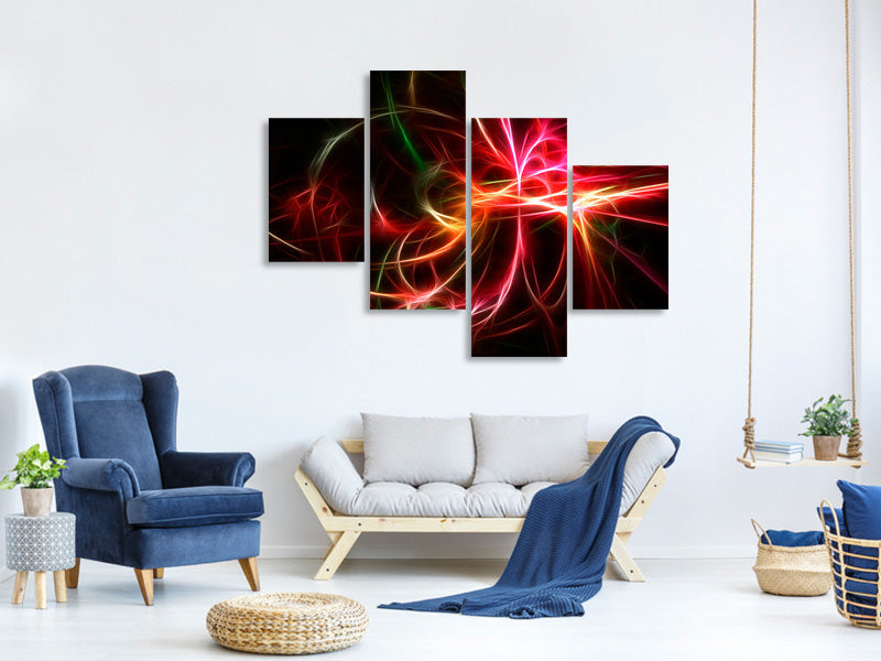 modern-4-piece-canvas-print-fraktally-light-spectacle