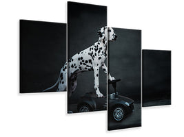 modern-4-piece-canvas-print-his-bobby-car