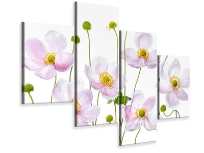 modern-4-piece-canvas-print-japanese-anemones