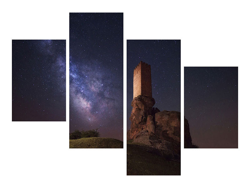 modern-4-piece-canvas-print-night-at-tower-of-joy