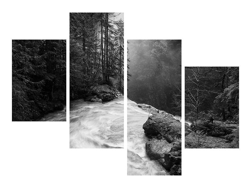 modern-4-piece-canvas-print-over-the-falls