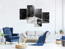 modern-4-piece-canvas-print-over-the-falls
