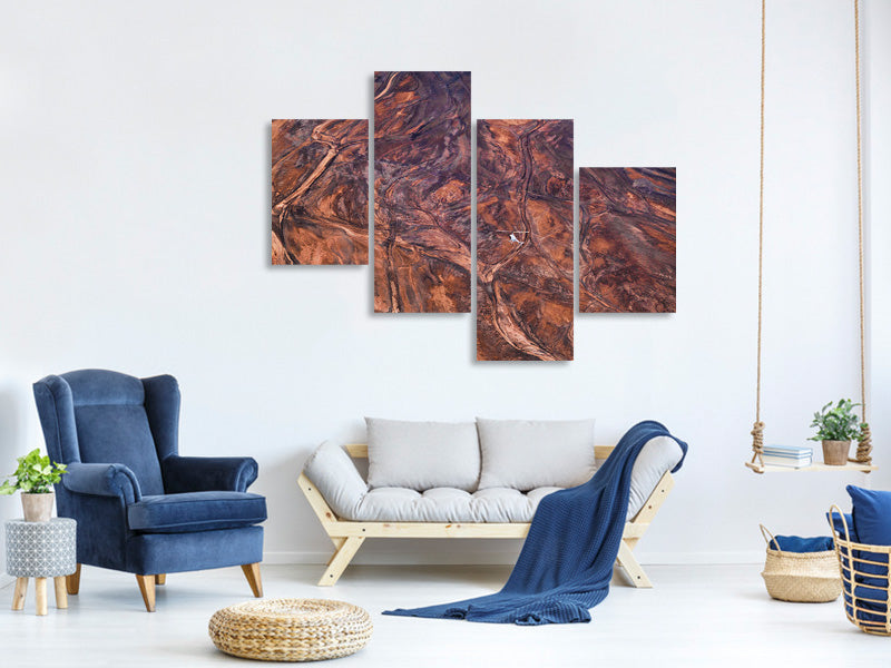 modern-4-piece-canvas-print-palette-in-heaven