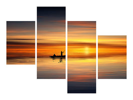 modern-4-piece-canvas-print-romantic-sunset-on-the-sea-ii
