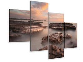 modern-4-piece-canvas-print-summer-glow