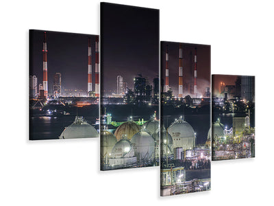 modern-4-piece-canvas-print-technoscape