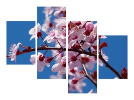 modern-4-piece-canvas-print-the-almond-blossom