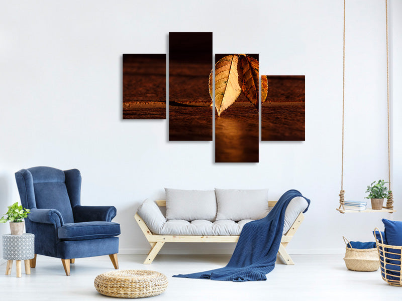 modern-4-piece-canvas-print-the-leaf