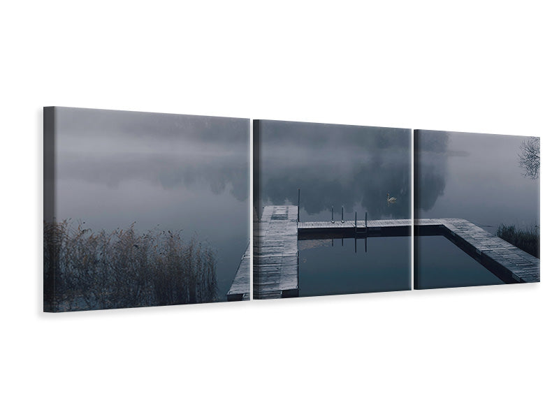 panoramic-3-piece-canvas-print-dark-reflections
