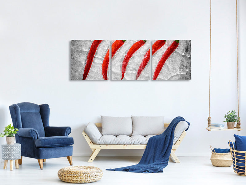 panoramic-3-piece-canvas-print-frozen-fire