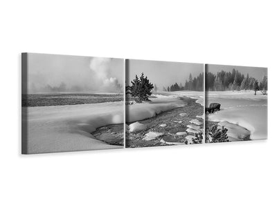 panoramic-3-piece-canvas-print-the-hardship-of-winter