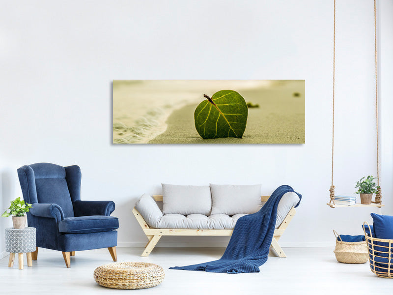 panoramic-canvas-print-beach-leaf