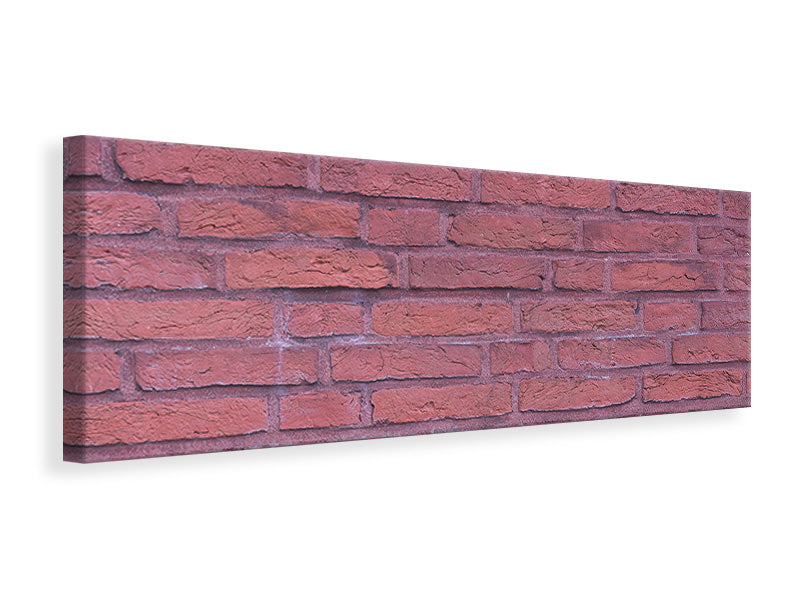 panoramic-canvas-print-lacquered-clinker-bricks