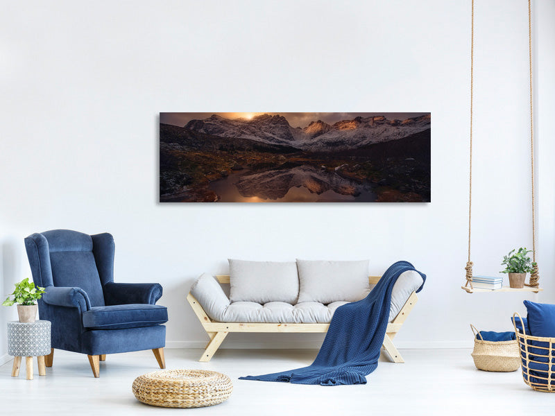 panoramic-canvas-print-lofoten-mountains