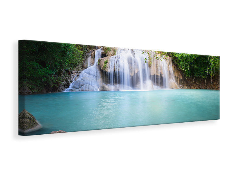 panoramic-canvas-print-terrace-at-the-waterfall