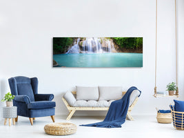 panoramic-canvas-print-terrace-at-the-waterfall